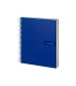 Cuaderno espiral liderpapel a4 micro crafty tapa forrada 120h 90 gr cuadro 5 mm 5 bandas 4 colores color azul