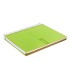 Cuaderno espiral liderpapel a4 micro crafty tapa forrada 120h 90 gr cuadro 5 mm 5 bandas 4 colores color verde