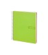 Cuaderno espiral liderpapel a4 micro crafty tapa forrada 120h 90 gr cuadro 5 mm 5 bandas 4 colores color verde