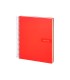 Cuaderno espiral liderpapel a4 micro crafty tapa forrada 120h 90 gr cuadro 5 mm 5 bandas 4 colores color rojo