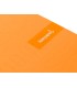 Cuaderno espiral liderpapel a4 micro crafty tapa forrada 120h 90 gr cuadro 5 mm 5 bandas 4 colores color naranja