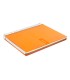 Cuaderno espiral liderpapel a4 micro crafty tapa forrada 120h 90 gr cuadro 5 mm 5 bandas 4 colores color naranja