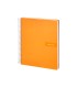 Cuaderno espiral liderpapel a4 micro crafty tapa forrada 120h 90 gr cuadro 5 mm 5 bandas 4 colores color naranja