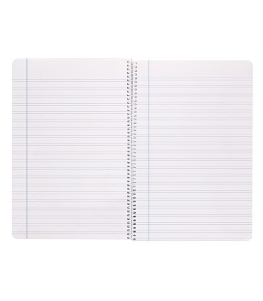 Cuaderno espiral liderpapel folio witty tapa dura 80h 75gr rayado montessori 5mm colores surtidos