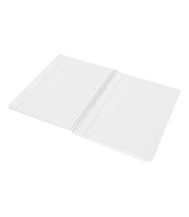 Cuaderno espiral liderpapel folio witty tapa dura 80h 75gr cuadro 3mm con margen colores surtidos