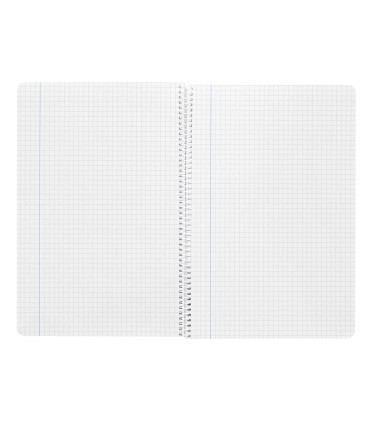 Cuaderno espiral liderpapel folio witty tapa dura 80h 75gr cuadro 3mm con margen colores surtidos