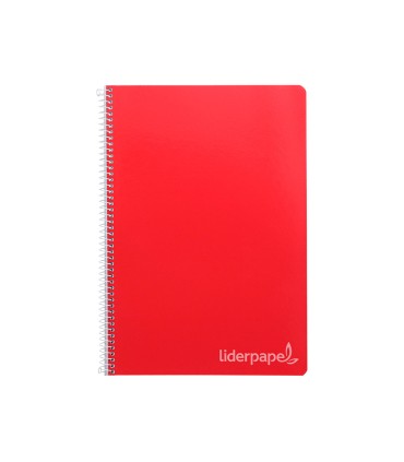 Cuaderno espiral liderpapel folio witty tapa dura 80h 75gr cuadro 3mm con margen colores surtidos