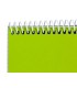 Cuaderno espiral liderpapel bolsillo dieciseavo apaisado smart tapa blanda 80h 60gr cuadro 4mm colores surtidos