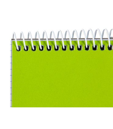 Cuaderno espiral liderpapel bolsillo octavo apaisado smart tapa blanda 80h 60gr cuadro 4mm colores surtidos