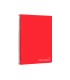 Cuaderno espiral liderpapel folio witty tapa dura 80h 75gr cuadro 4mm con margen color rojo