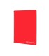 Cuaderno espiral liderpapel folio witty tapa dura 80h 75gr cuadro 4mm con margen color rojo