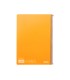 Cuaderno espiral liderpapel folio witty tapa dura 80h 75gr cuadro 4mm con margen color naranja