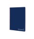 Cuaderno espiral liderpapel folio witty tapa dura 80h 75gr cuadro 4mm con margen color azul marino