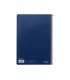 Cuaderno espiral liderpapel folio witty tapa dura 80h 75gr cuadro 4mm con margen color azul marino