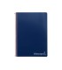 Cuaderno espiral liderpapel folio witty tapa dura 80h 75gr cuadro 4mm con margen color azul marino