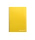 Cuaderno espiral liderpapel folio witty tapa dura 80h 75gr cuadro 4mm con margen color amarillo