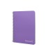 Cuaderno espiral liderpapel cuarto witty tapa dura 80h 75gr cuadro 4mm con margen color violeta