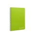 Cuaderno espiral liderpapel cuarto witty tapa dura 80h 75gr cuadro 4mm con margen color verde