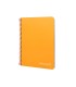 Cuaderno espiral liderpapel cuarto witty tapa dura 80h 75gr cuadro 4mm con margen color naranja