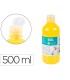 Pintura dedos liderpapel botella de 500 ml amarillo