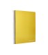 Cuaderno espiral liderpapel a4 micro jolly tapa forrada 140h 75 gr cuadro 5mm 5 bandas4 taladros color amarillo