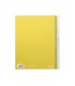 Cuaderno espiral liderpapel a4 micro jolly tapa forrada 140h 75 gr cuadro 5mm 5 bandas4 taladros color amarillo