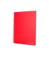 Cuaderno espiral liderpapel a4 micro jolly tapa forrada 140h 75 gr cuadro 5mm 5 bandas 4 taladros color rojo