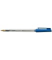 Boligrafo staedtler stick azul con capuchon