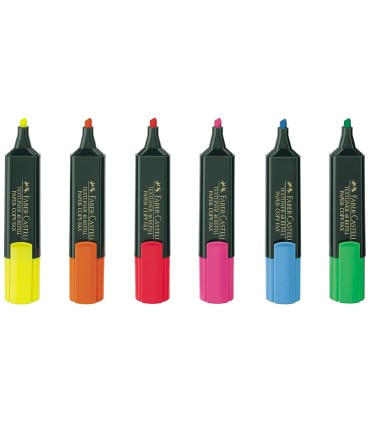 Rotulador faber fluorescente 48 28 rosa