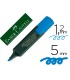 Rotulador faber fluorescente 48 51 azul