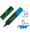 Rotulador faber fluorescente 48-51 azul