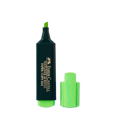 Rotulador faber fluorescente 48 63 verde