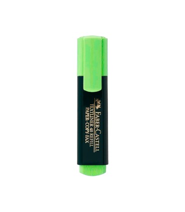 Rotulador faber fluorescente 48 63 verde