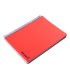 Cuaderno espiral liderpapel a5 micro wonder tapa plastico 120h 90g cuadro 5mm 5 bandas 6 taladros color rojo