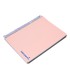 Cuaderno espiral liderpapel a5 micro wonder tapa plastico 120h 90g cuadro 5mm 5 bandas 6 taladros color rosa