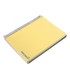 Cuaderno espiral liderpapel a5 micro wonder tapa plastico 120h 90g cuadro 5mm 5 bandas 6 taladros color amarillo