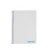 Cuaderno espiral liderpapel a4 wonder tapa plastico 80h 90gr cuadro 4mm con margen color gris