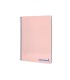 Cuaderno espiral liderpapel a4 wonder tapa plastico 80h 90gr cuadro 4mm con margen color rosa