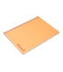 Cuaderno espiral liderpapel a4 wonder tapa plastico 80h 90gr cuadro 4mm con margen color naranja