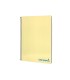 Cuaderno espiral liderpapel a4 wonder tapa plastico 80h 90gr cuadro 4mm con margen color amarillo