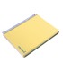 Cuaderno espiral liderpapel a4 micro wonder tapa plastico 120h 90 gr cuadro 5 mm 5 banda4 taladros color amarillo