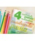 Libreta liderpapel pautaguia tapa cartoncillo 32 hojas din a4 70 gr cuadriculado pautado 4 mm