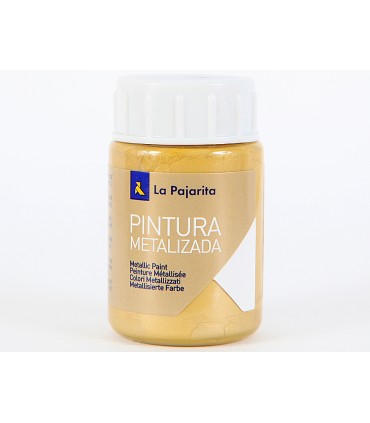 Pintura metalizada la pajarita oro rico 35 ml