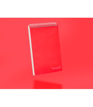 Cuaderno espiral liderpapel bolsillo doceavo apaisado witty tapa dura 80h 75gr cuadro 4 mm colores surtidos