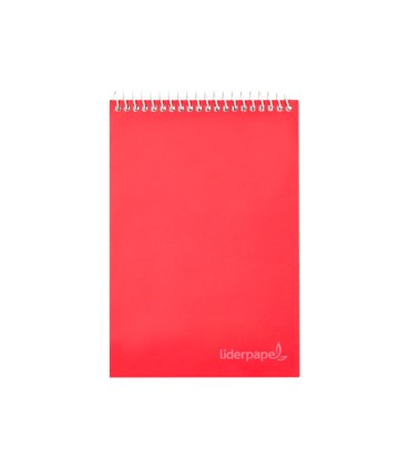 Cuaderno espiral liderpapel bolsillo octavo apaisado witty tapadura 80h 75gr cuadro 4 mm colores surtidos