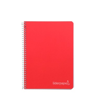 Cuaderno espiral liderpapel cuarto witty tapa dura 80h 75gr liso sin margen colores surtidos