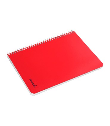 Cuaderno espiral liderpapel cuarto smart tapa blanda 80h 60gr rayado montessori 35mm colores surtidos