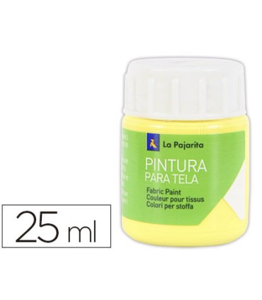 Pintura para tela la pajarita amarillo claro 25 ml