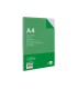 Recambio liderpapel a4 100 hojas 60g m2 cuadro 3 mm con margen 4 taladros