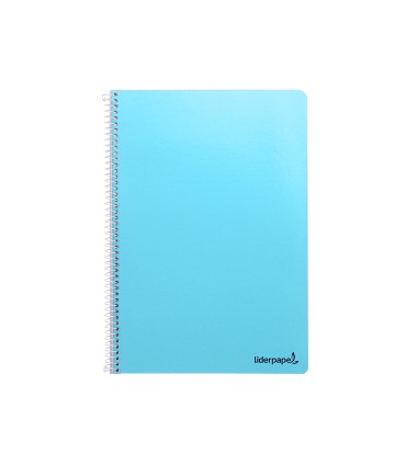 Cuaderno espiral liderpapel folio smart tapa blanda 80h 60gr rayado n 46 colores surtidos